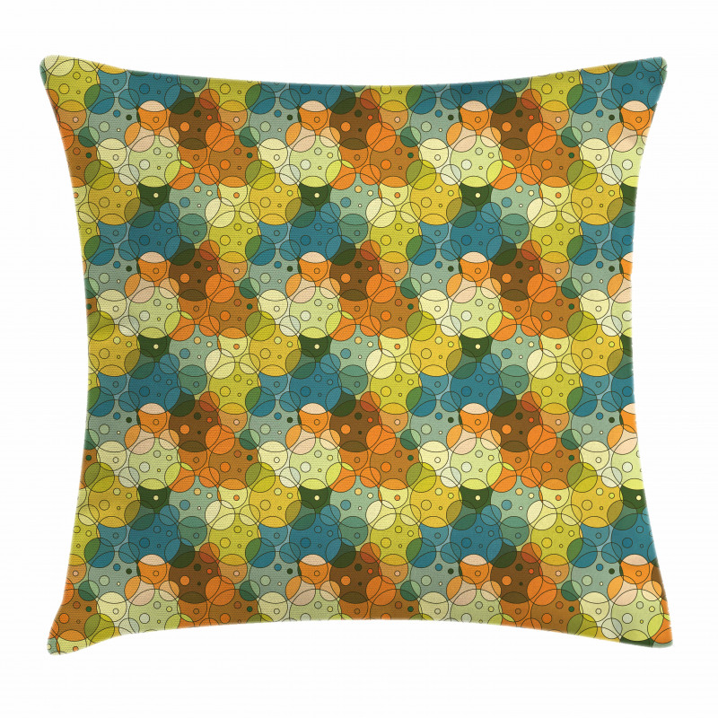 Abstract Circle Pattern Pillow Cover