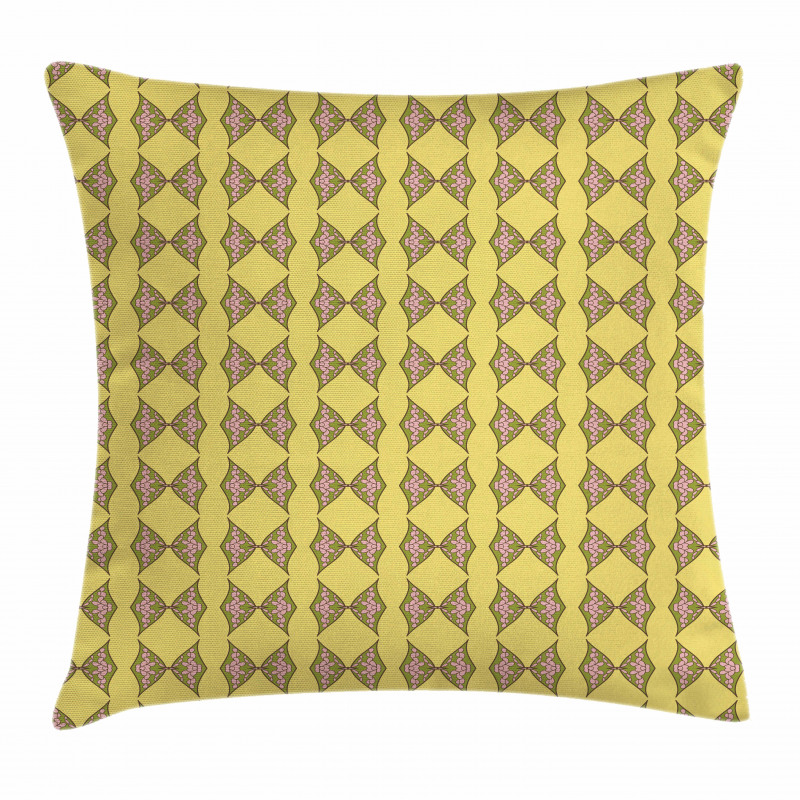 Ornamental Geometric Shapes Pillow Cover