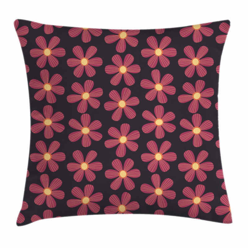 Doodle Botanical Elements Pillow Cover