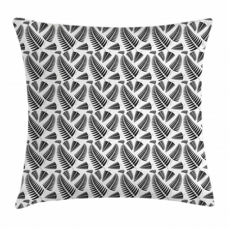 Bunch of Leaves Pattern Exotic Pillow Cover