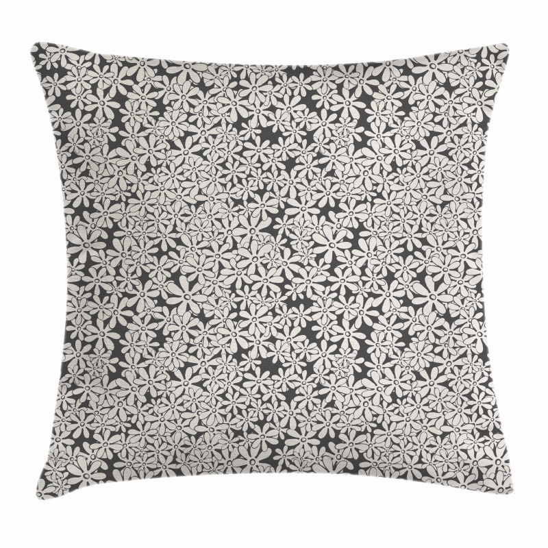 Fictional Chamomile Flower Pillow Cover