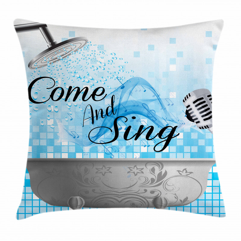 Come and Sing Message Pillow Cover