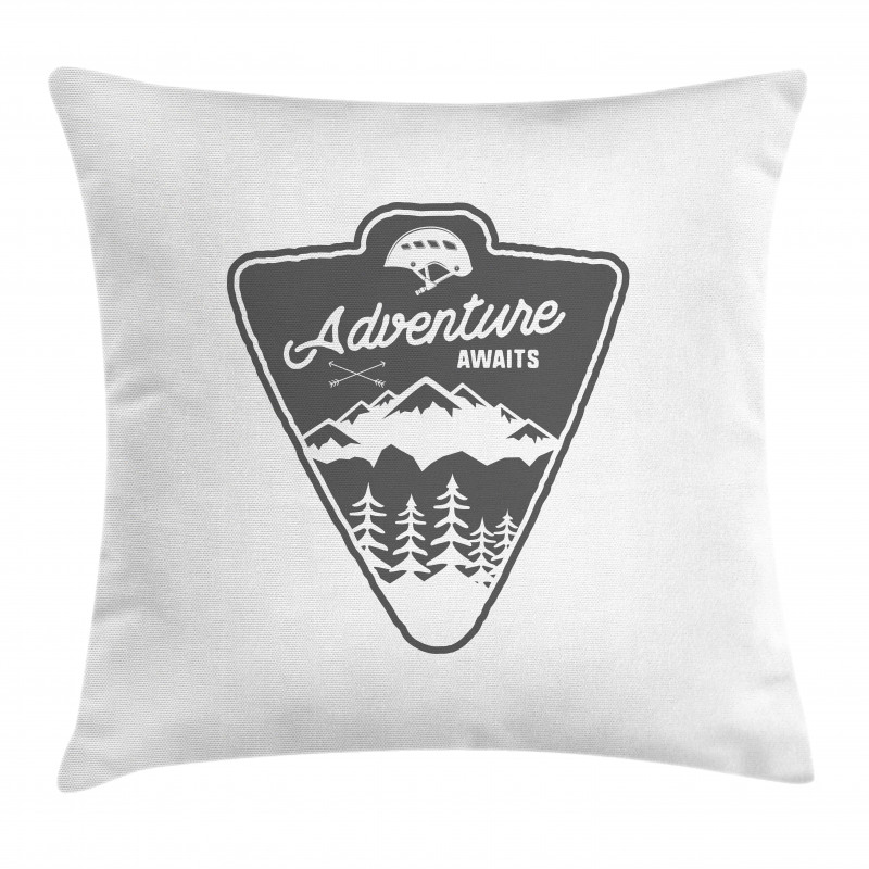 Camping and Hiking Pillow Cover
