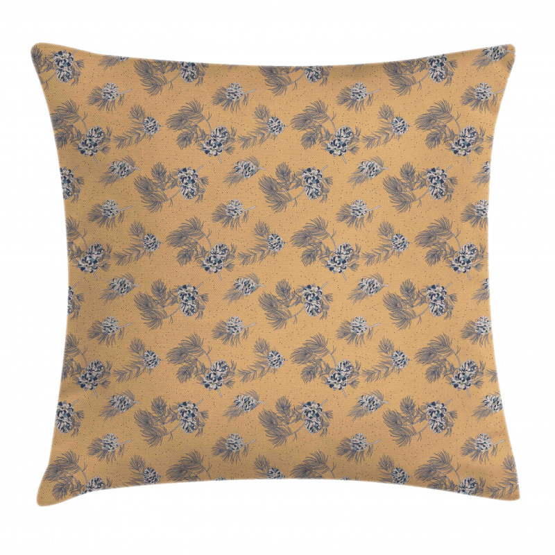Vintage Style Branches Pillow Cover
