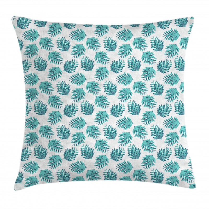 Ornate Botanical Conifers Pillow Cover