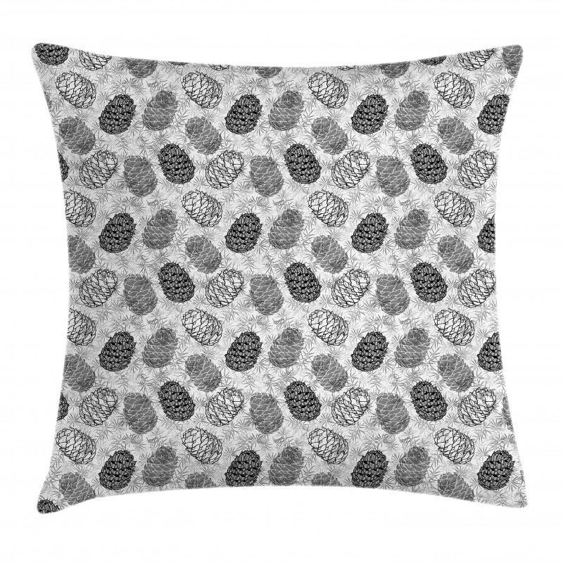 Abstract Sketch Style Pillow Cover