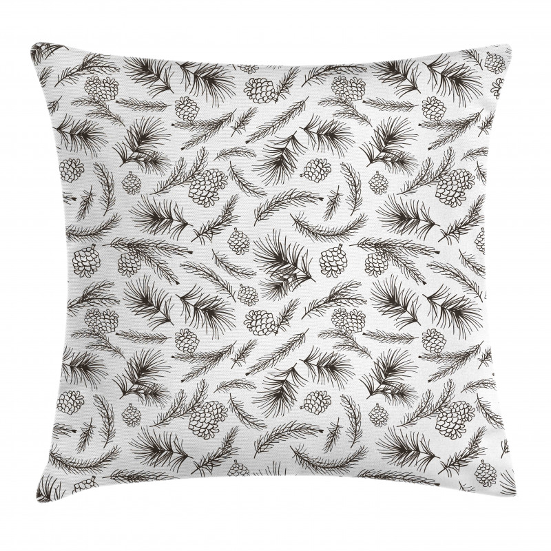 Botanical Branches Nature Pillow Cover