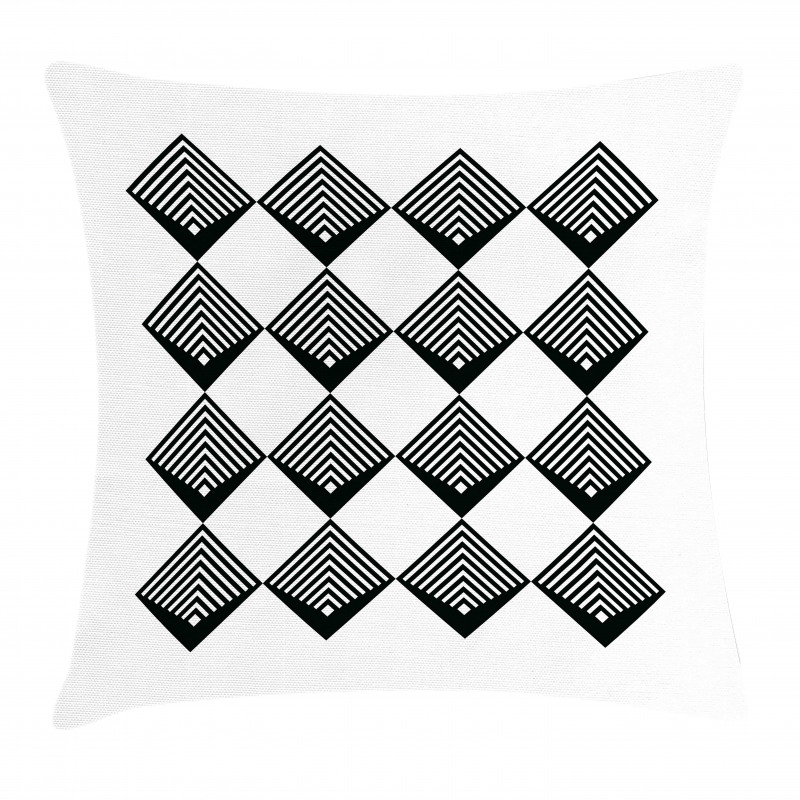 Art Deco Squares Pillow Cover
