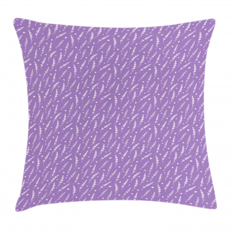 Lavender and Butterflies Pillow Cover