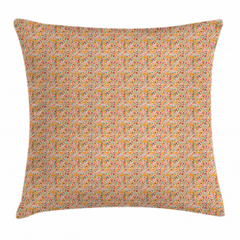 Colorful Heart Shape Pillow Cover