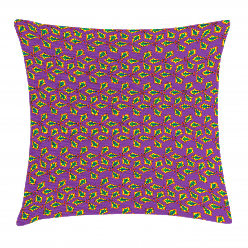 Geometric Floral Shapes Pillow Cover