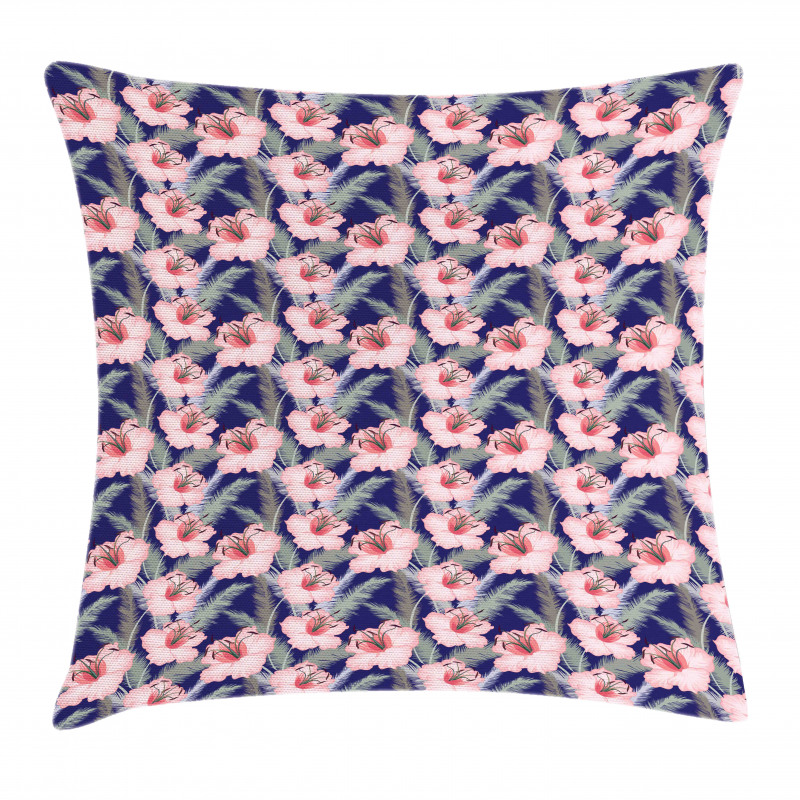 Blooming Flowers Composition Pillow Cover