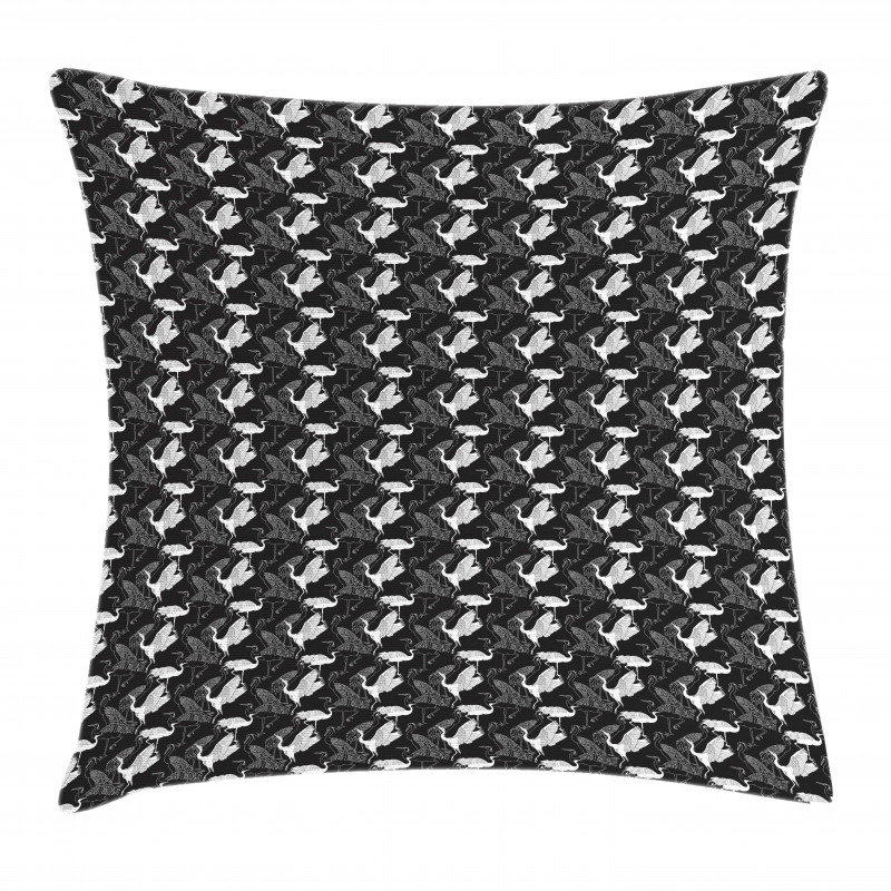 Bird Pattern Pillow Cover