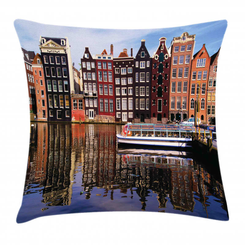 Traditional Old Houses Pillow Cover