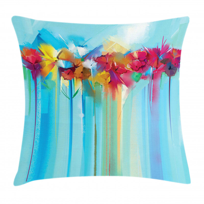 Bouquet of Meadow Flowers Pillow Cover