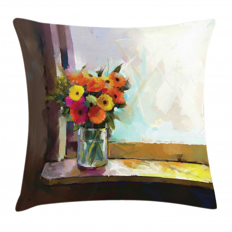 Bouquet in a Vase Art Pillow Cover