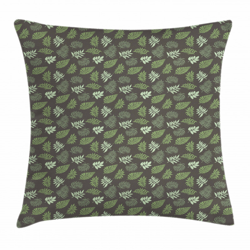 Foliage Composition Exotic Pillow Cover