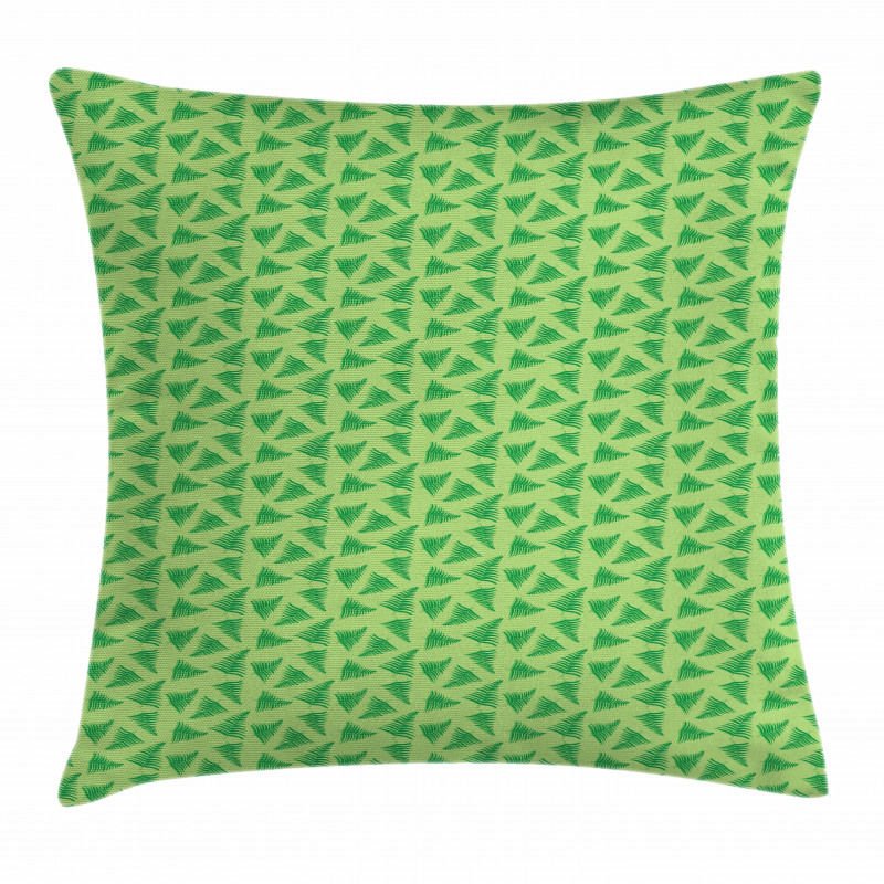 Exotic Jungle Plants Pattern Pillow Cover