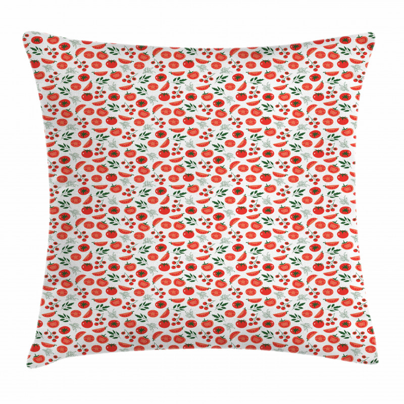 Vegetarian Lifestyle Tomatoes Pillow Cover