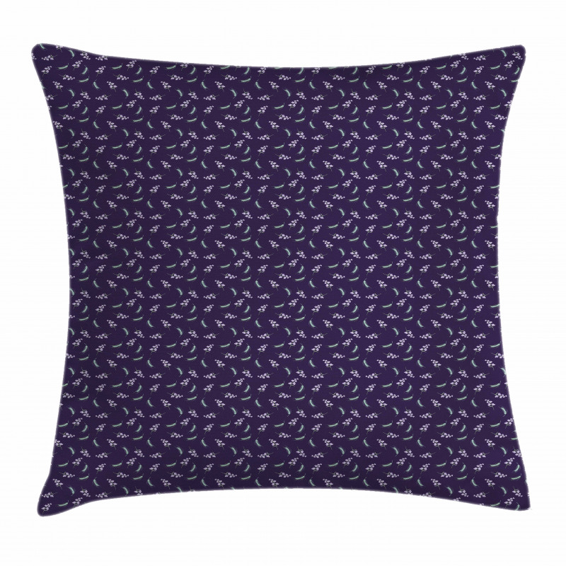 Bell Flowers Ears of Wheat Pillow Cover