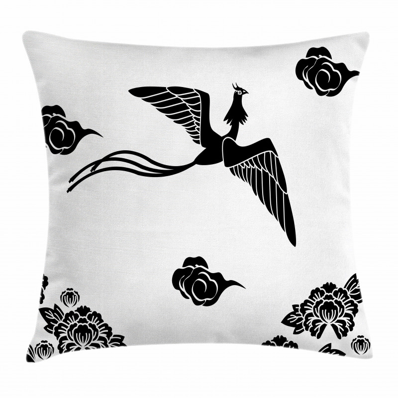 Abstract Mythological Bird Pillow Cover