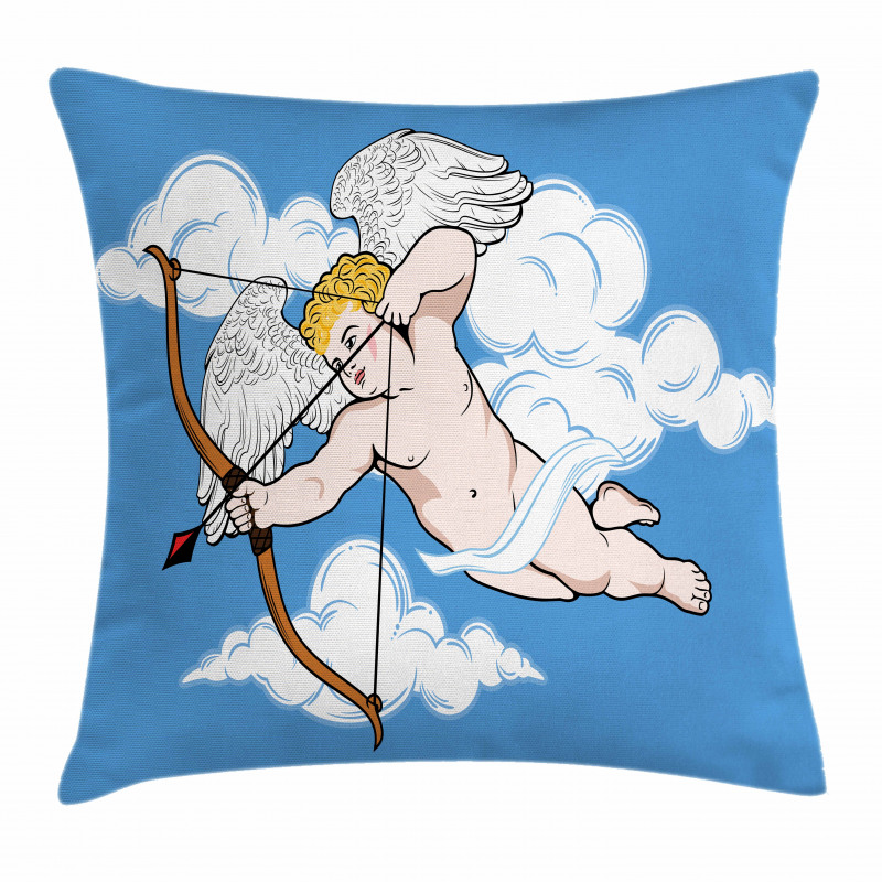 Little Cupid with Arrow Pillow Cover