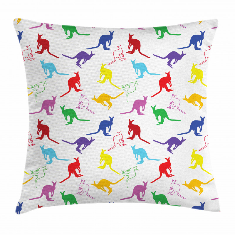 Vibrant Wildlife Concept Pillow Cover
