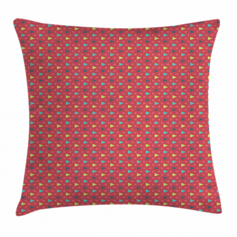 Geometric Triangle Pattern Pillow Cover