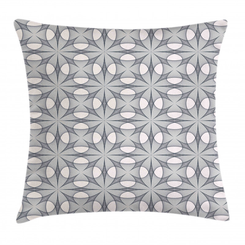 Angular Shapes Stripes Pillow Cover