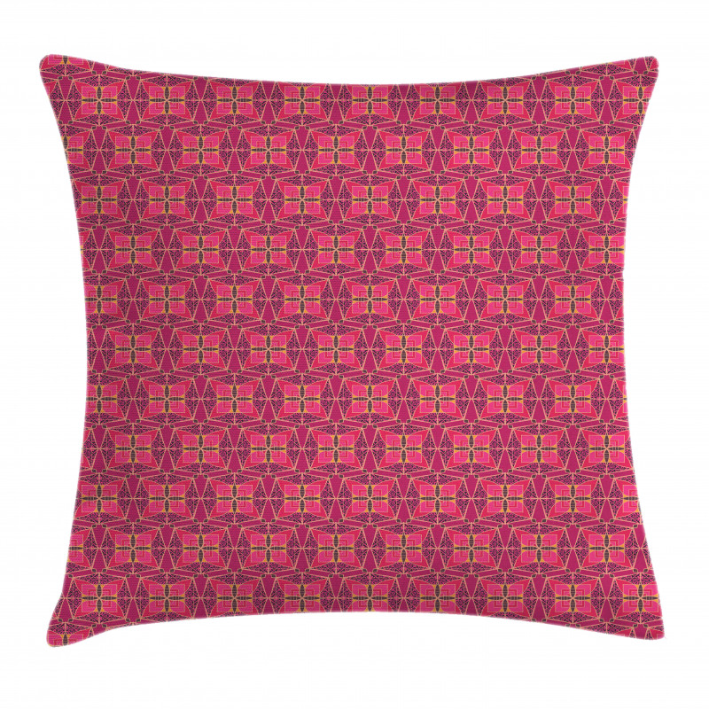 Patchwork Floral Squares Pillow Cover