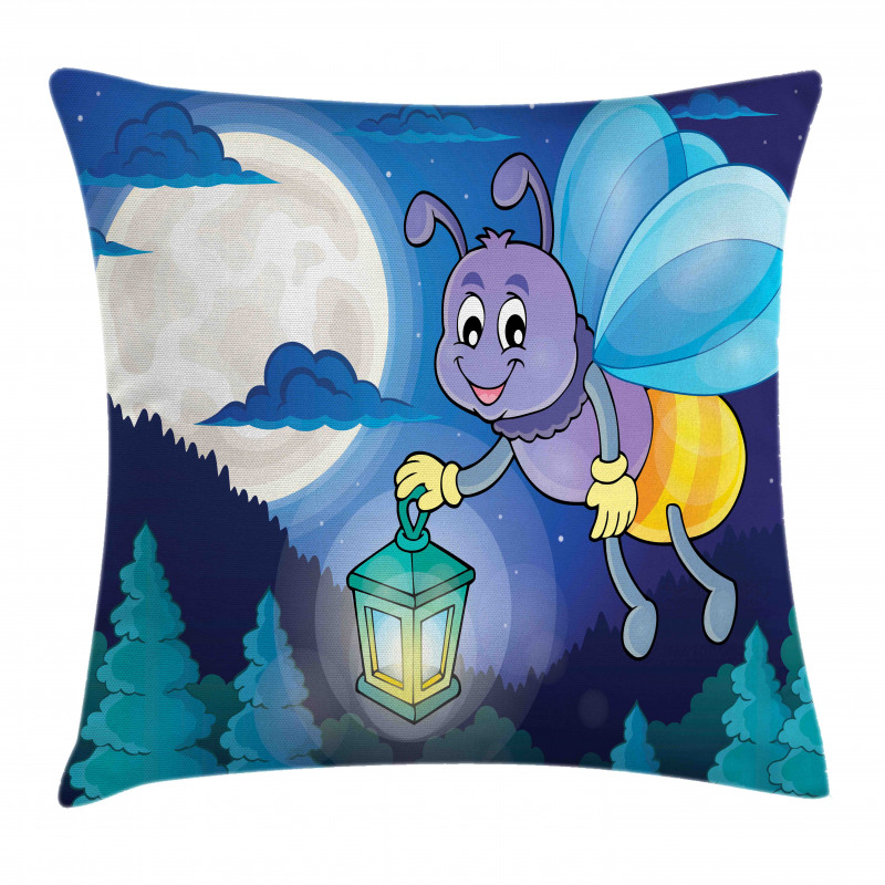 Cartoon Style Insect Pillow Cover