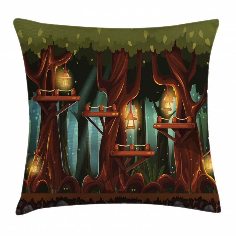 Fairy Forest Woodland Pillow Cover