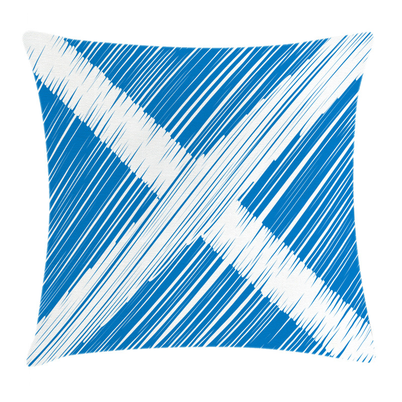 National Flag Scribbled Pillow Cover