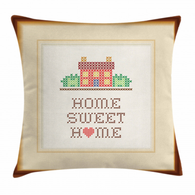 Handcraft House Pillow Cover