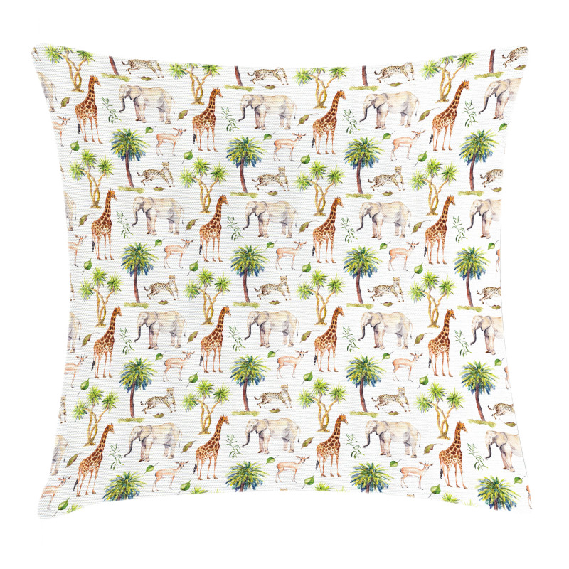 Giraffe Safari Pillow Cover