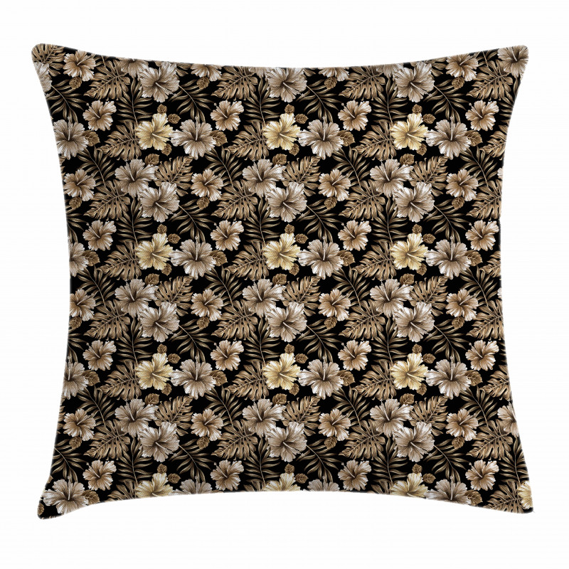 Nostalgic Botany Flora Art Pillow Cover