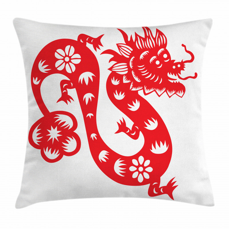 Japanese Art Dragon Pillow Cover