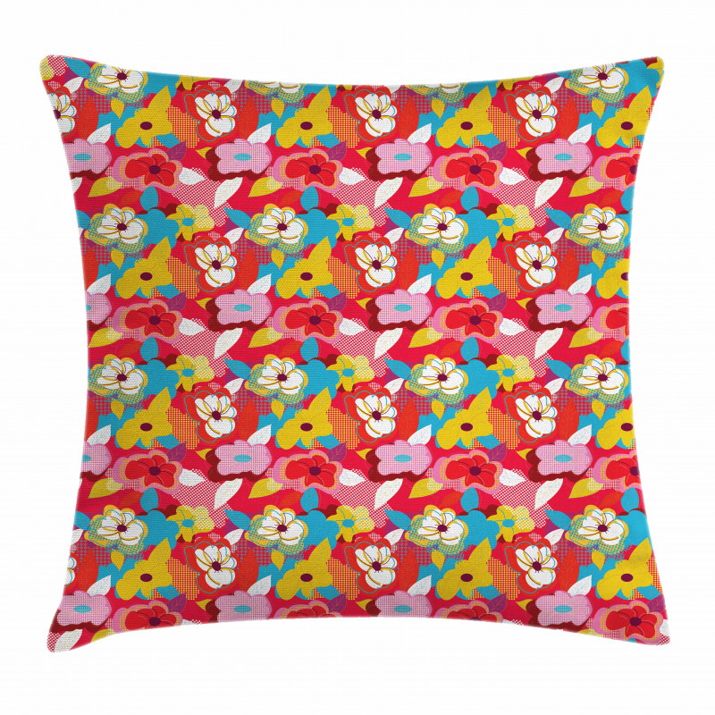 Abstract Design Garden Art Pillow Cover