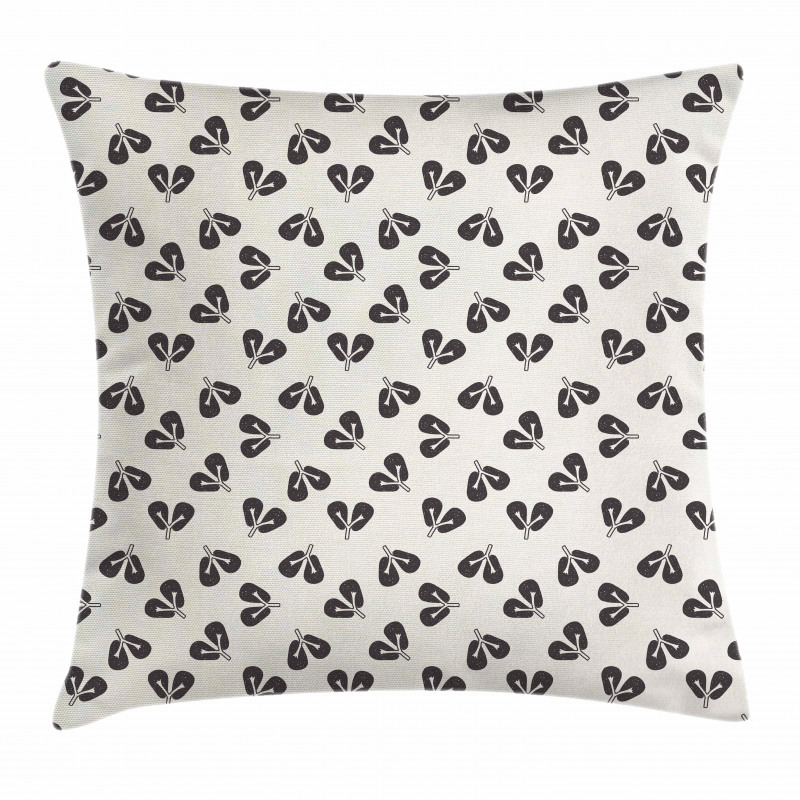 Sketch Human Lungs Pattern Pillow Cover