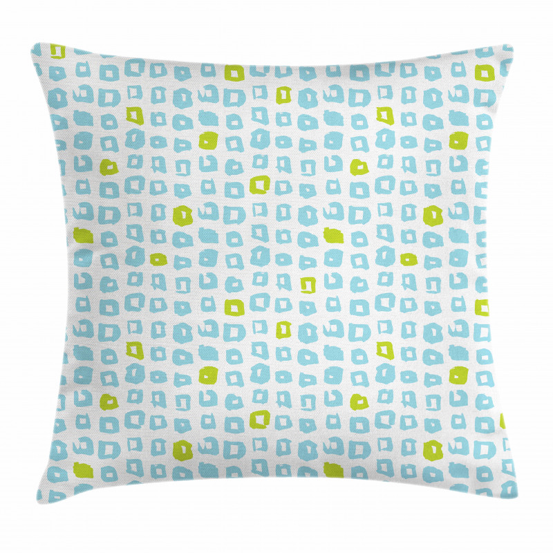 Brush Marks Memphis Style Pillow Cover