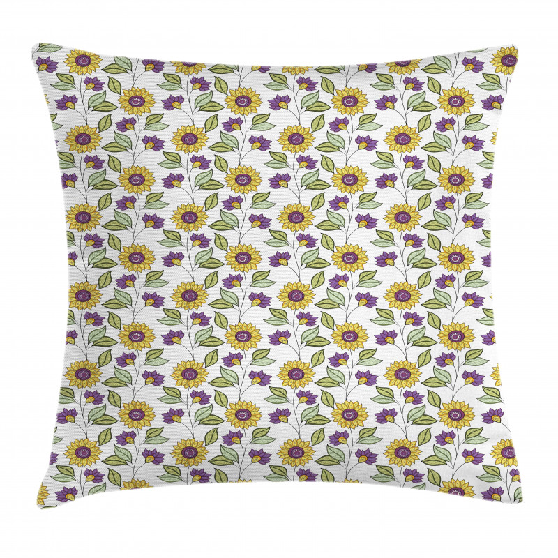 Spring Season Nature Growth Pillow Cover