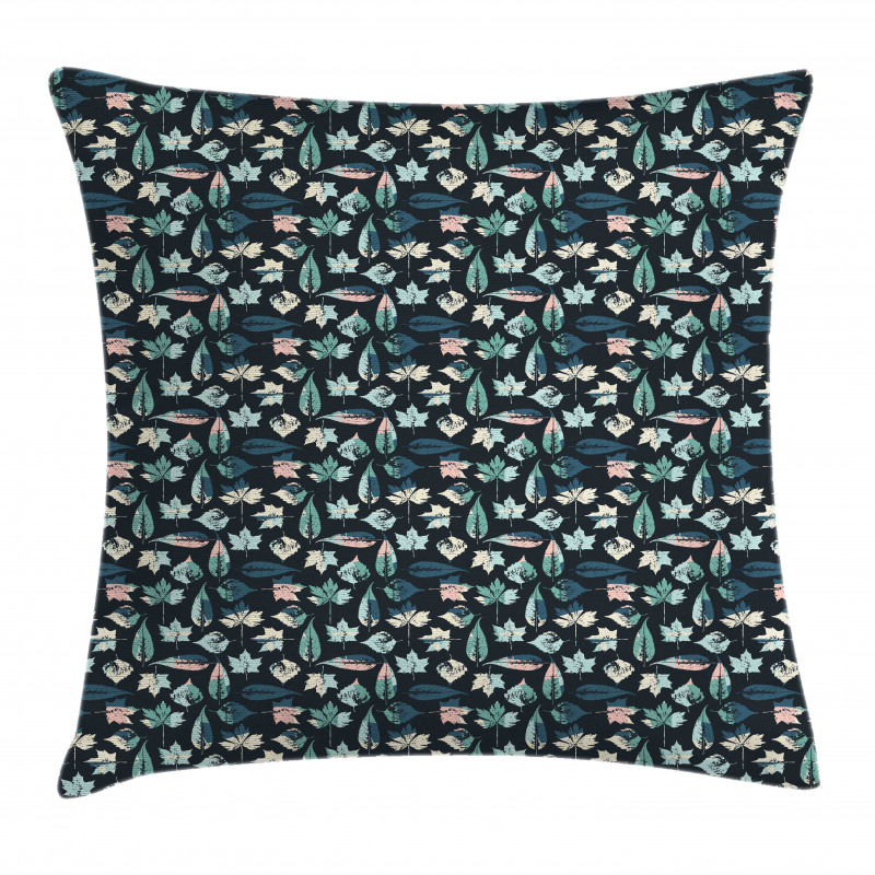 Weathered Pastel Foliage Pillow Cover