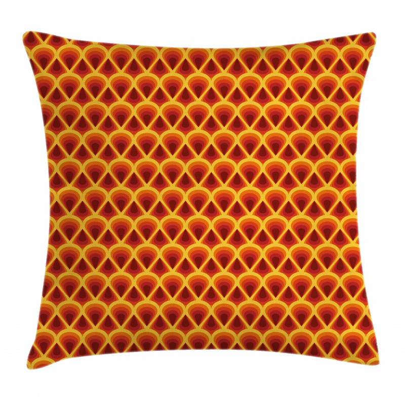 Symmetrical Drop Shapes Pillow Cover
