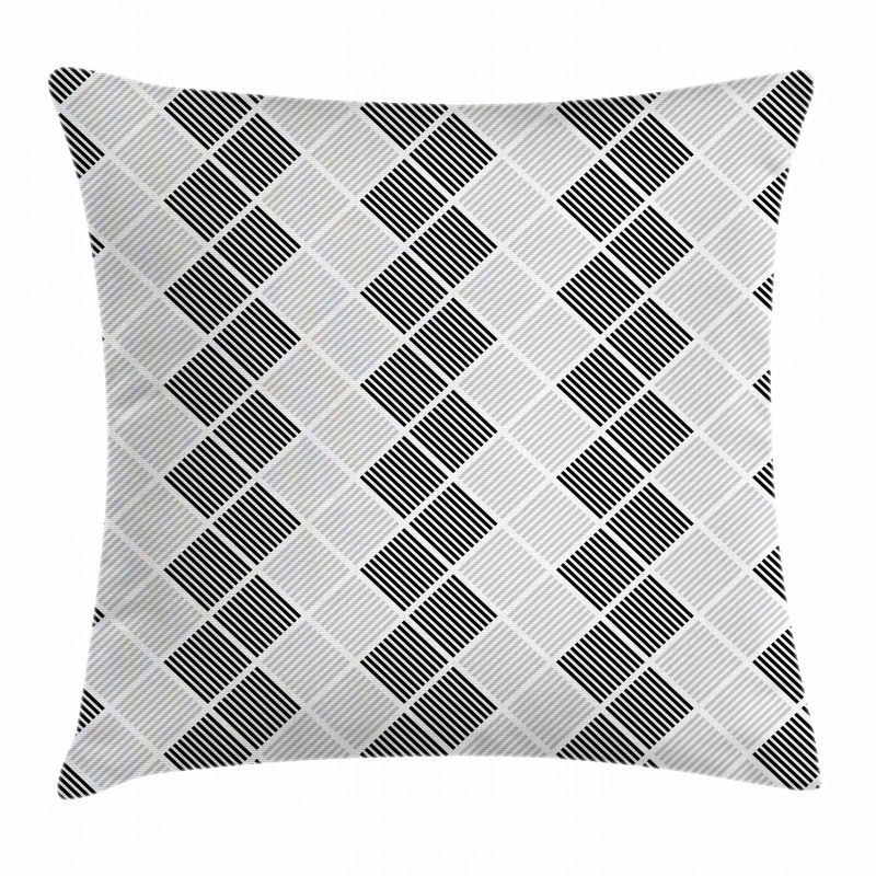 Abstract Symmetric Lines Pillow Cover