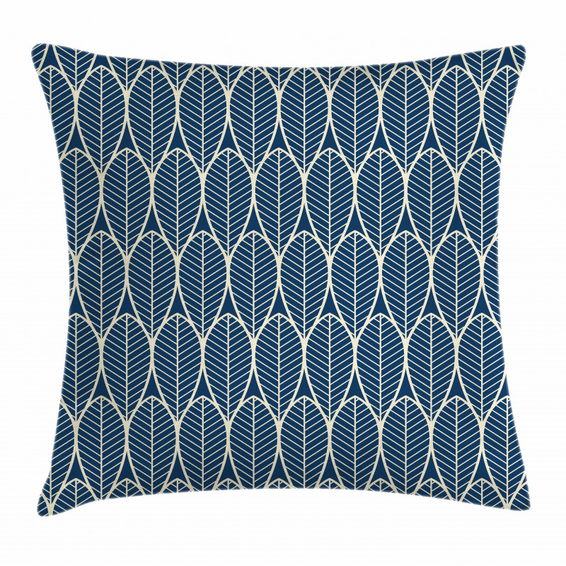 Abstract Leafage Pattern Pillow Cover
