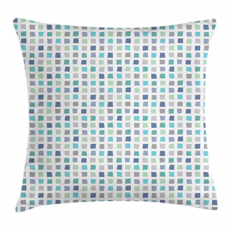 Shades of Color Squares Pillow Cover