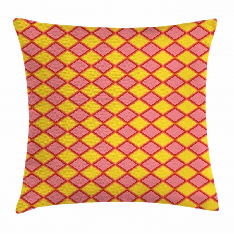Geometrical Rhombus Art Pillow Cover