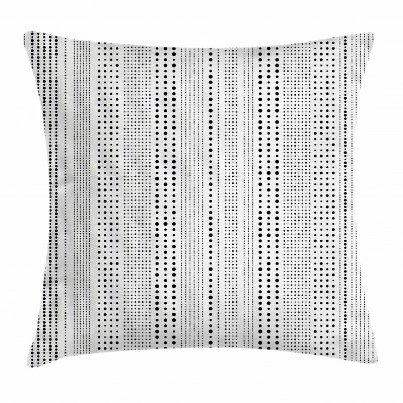 Vertical Big Little Dots Pillow Cover