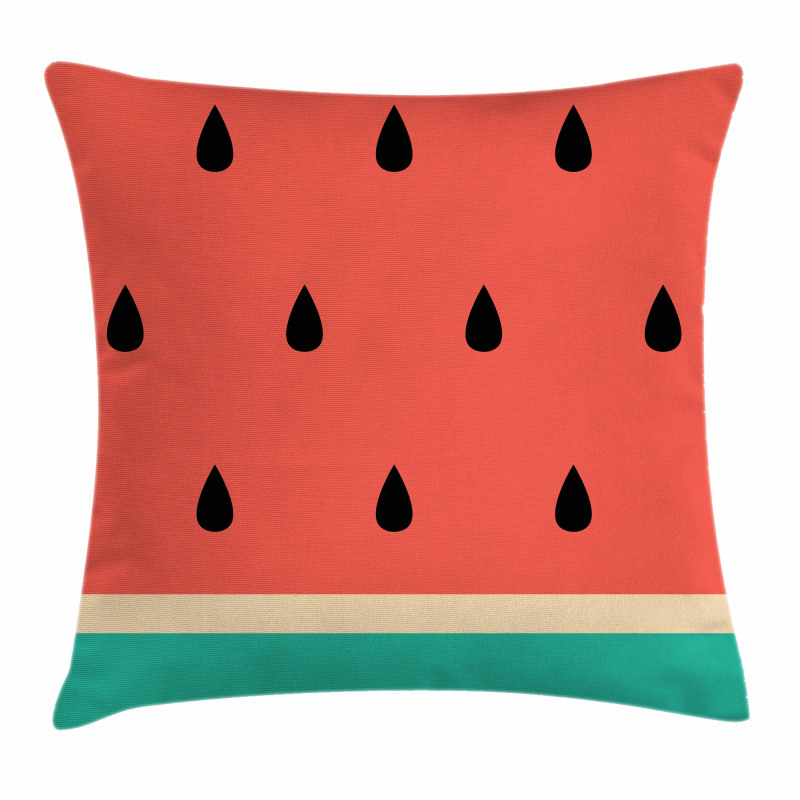 Minimalistic Watermelon Art Pillow Cover