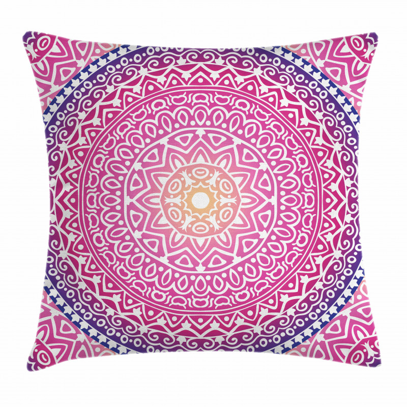 Vibrant Harmony Asian Pillow Cover